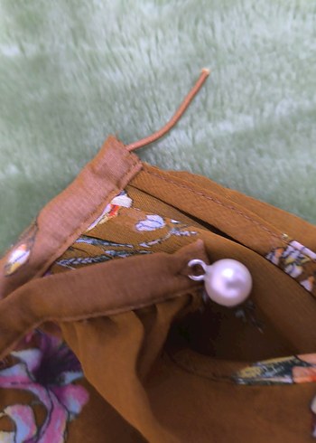 Uzun Kollu Çiçekli Bohem Midi Elbise - Görsel 10