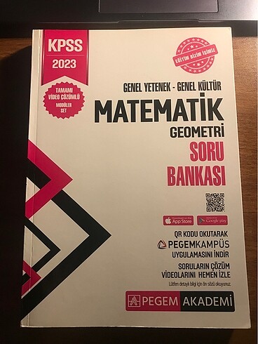 KPSS PEGEM MATEMATİK SORU BANKASI