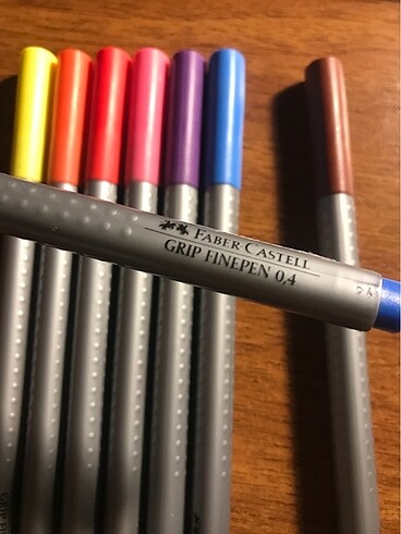  Beden Faber Castell Grıp Fınepen 0.4 Renkli Kalem Seti