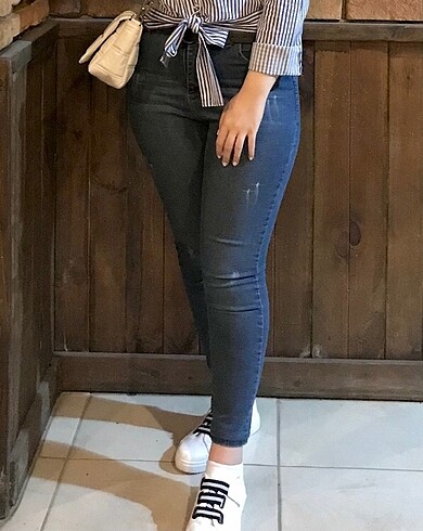Kadın Yüksek Bel Skinny Jean