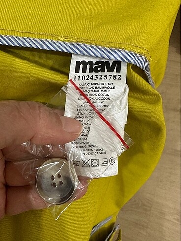 xs Beden Trençkot mavi jeans xs