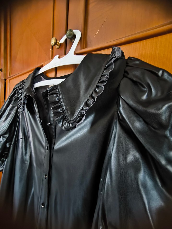 Deri Tunik Bluzu - Görsel 2