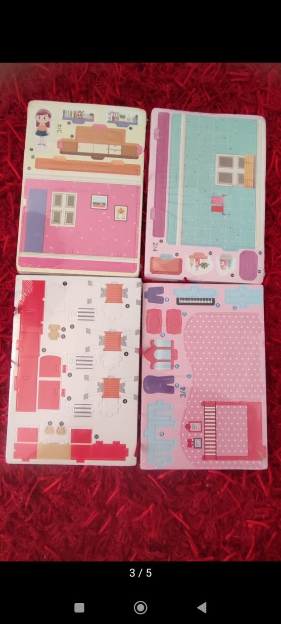 Ev Serisi 4'lü Puzzle 3D Seti - Görsel 2