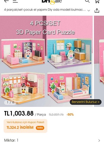 3D Puzzle Ev Serisi - Görsel 4