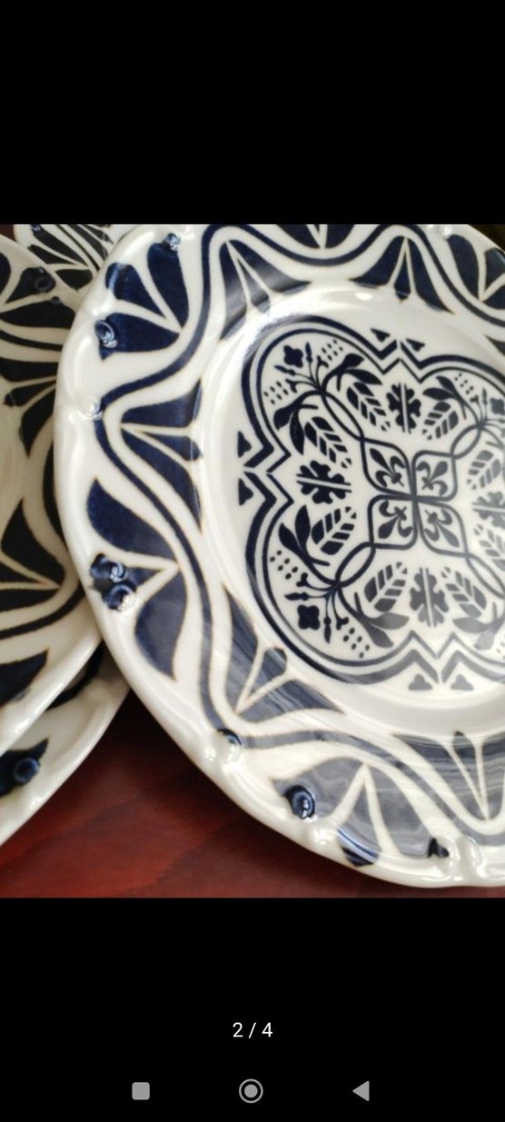 Porselen Servis Tabağı 4'lu - Görsel 2