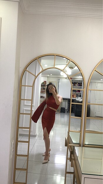 36 Beden Trendyolmilla cut out elbise