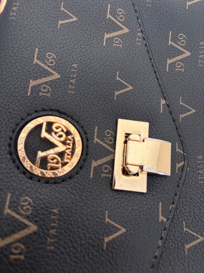 Zincir Detaylı Siyah Deri Kadın Çanta - Görsel 3