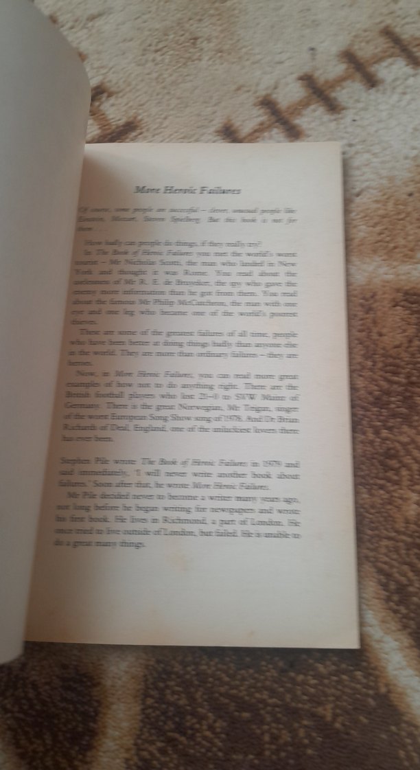 More Heroic Failures - Stephen Pile - Görsel 2