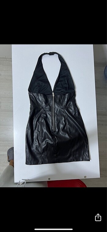 Bershka Deri elbise az kullanılmış