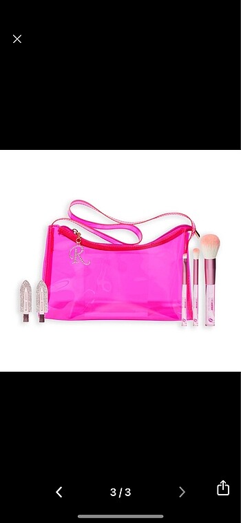 Mean Girls Makyaj Fırça+Toka Setli Çanta - Görsel 3