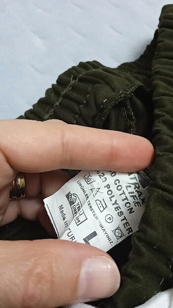 m Beden haki Renk Leoparlı haki lastikli bayan eşofman