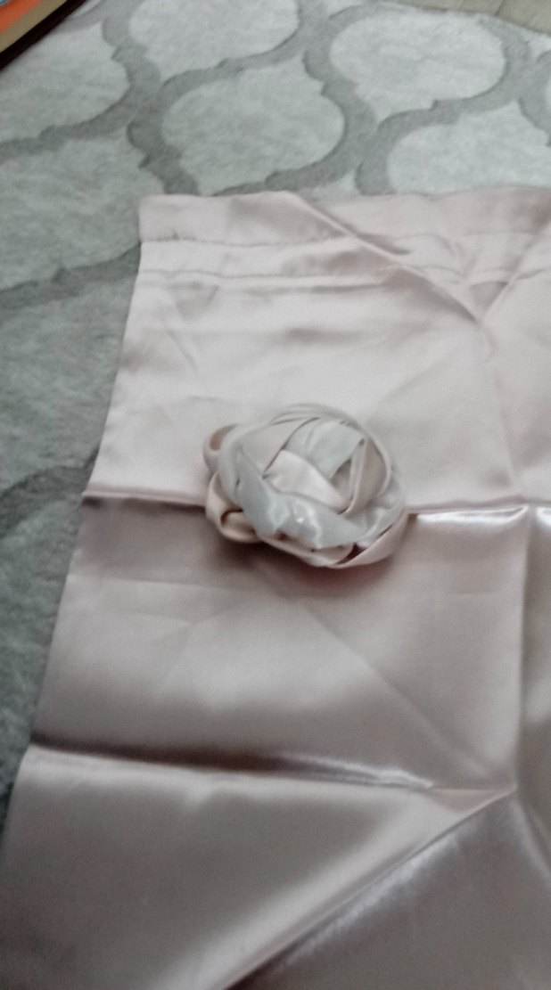 Düz açık pembe kese çiçeği çıkmis dikilebilir yada yapistirilir - Görsel 2