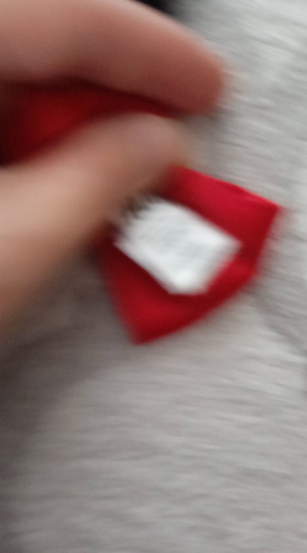 Kırmızı Çocuk Papyon saten h&m - Görsel 3