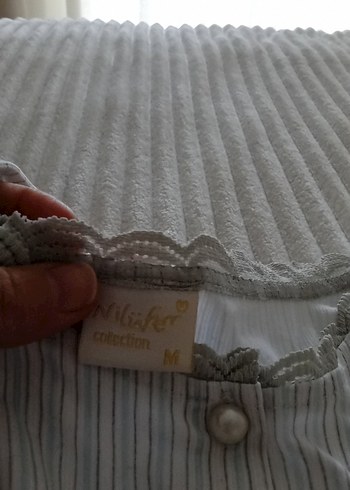 Gri Askılı Hamile ve Emzirme Gecelik - Görsel 3