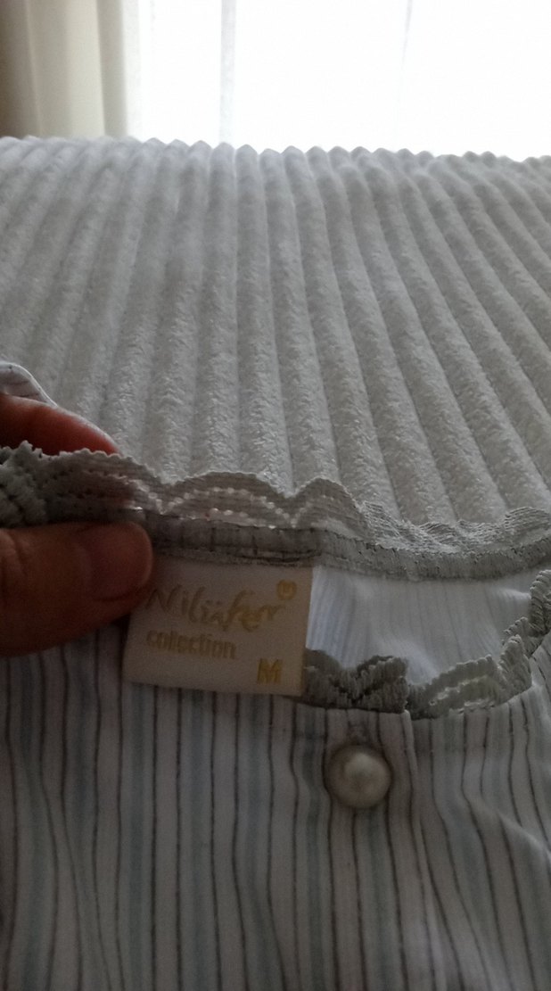 Gri Askılı Hamile ve Emzirme Gecelik - Görsel 3