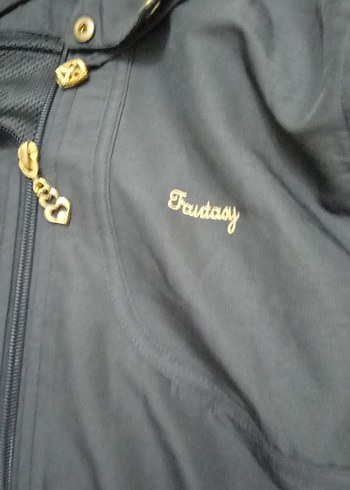 bayan koyu gri Uzun Denim Yağmurluk ve Pantolon yağmurluk 79 cm - Görsel 8