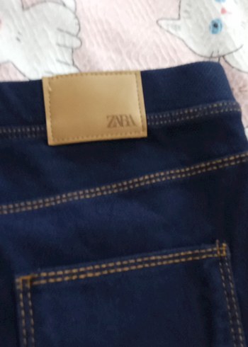 Zara çocuk lacivert Esnek Slim Fit Kot Pantolon