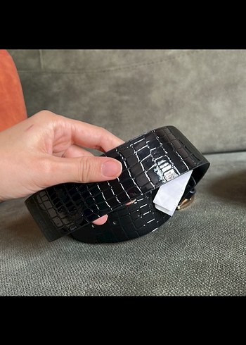 Kahverengi Deri Tokalı Kadın Kemer 2 adet - Görsel 5