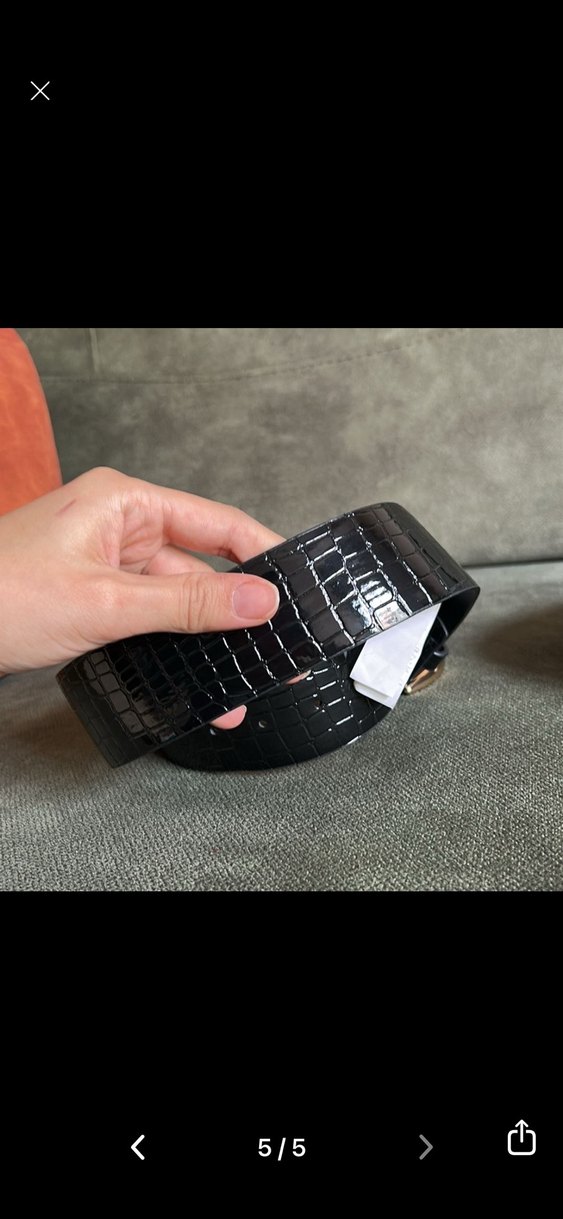 Kahverengi Deri Tokalı Kadın Kemer 2 adet - Görsel 5