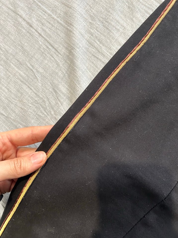 Siyah Midi Kadın Kumaş Pantolon - Görsel 4