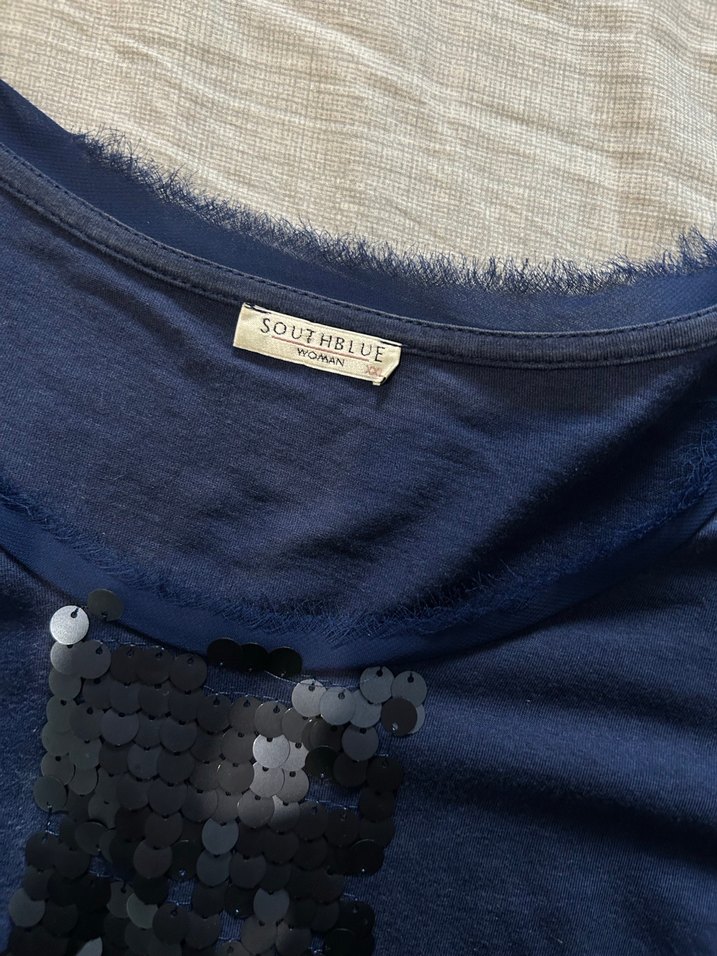 Lacivert  Tişört - Görsel 2