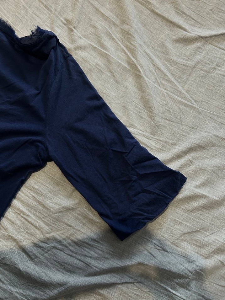 Lacivert  Tişört - Görsel 5