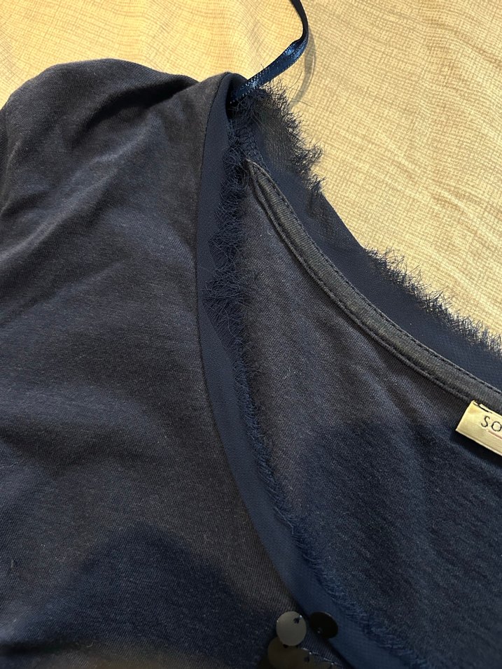 Lacivert  Tişört - Görsel 4