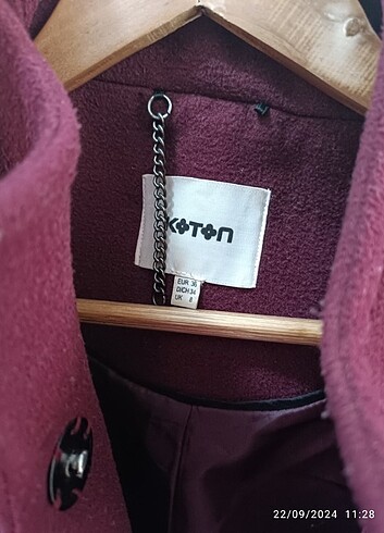 m Beden Koton kaşe kaban