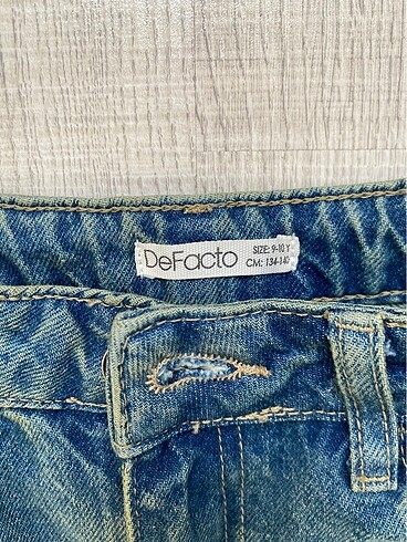9 Yaş Beden Defacto kız çocuk jean wide leg 9-10 yaş