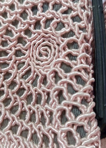 Pembe Dantel Detaylı Bohem Kadın Terlik - Görsel 3