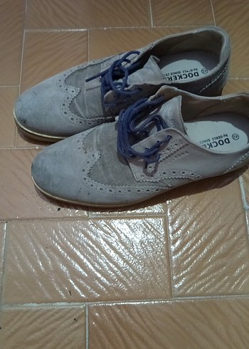 Gri Süet Erkek Klasik Ayakkabı - Görsel 8