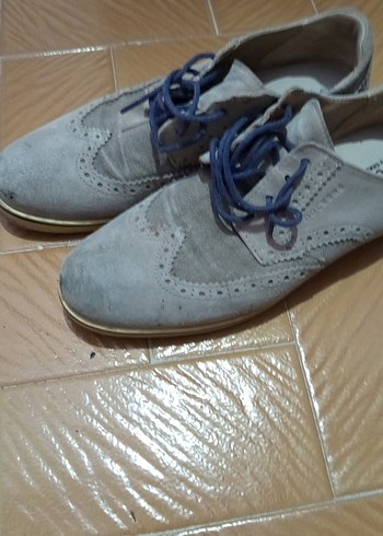 Gri Süet Erkek Klasik Ayakkabı - Görsel 6