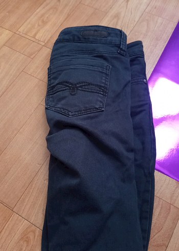 Koyu Mavi Kot Pantolon - Görsel 2