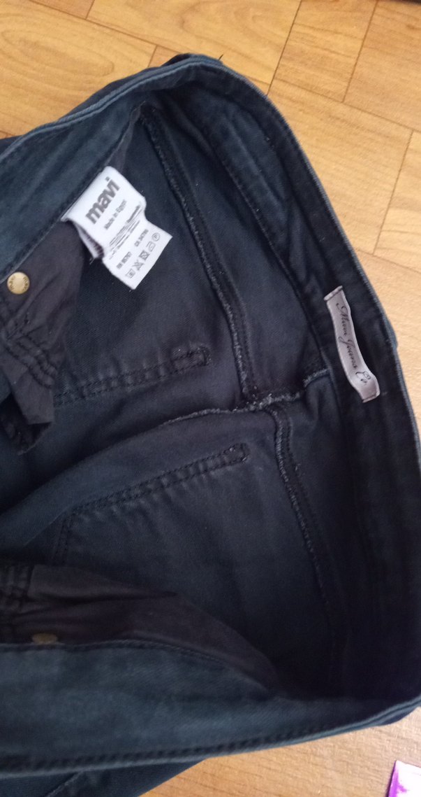 Koyu Mavi Kot Pantolon - Görsel 5