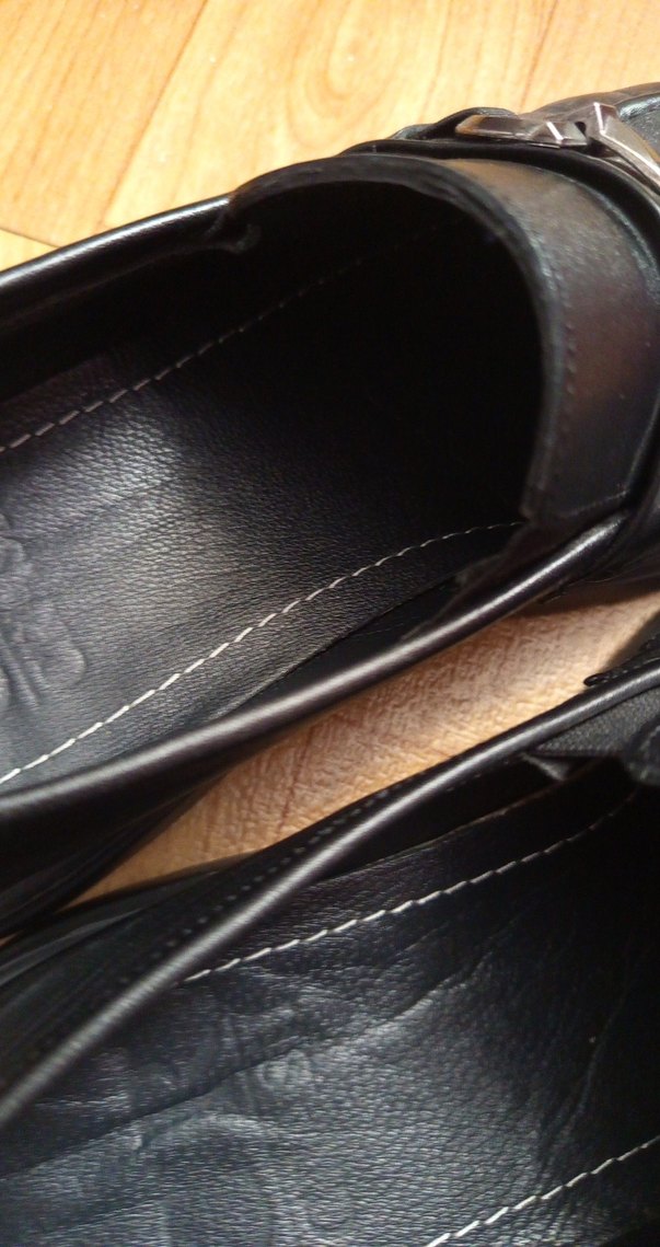 Erkek Siyah Deri Tokalı Klasik Ayakkabı - Görsel 4