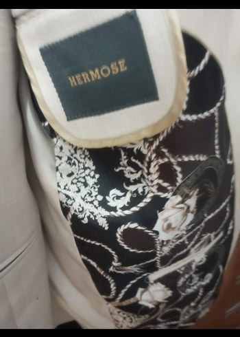 Gri Düğmeli Klasik Erkek Takım Elbise - Görsel 3