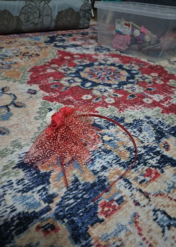 Nakışlı Boncuklu Bohem Kız Saç Bandı - Görsel 2