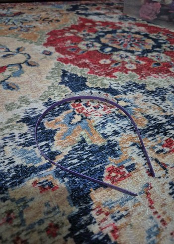 Boncuklu Çok Renkli Bohem Saç Taçı - Görsel 2