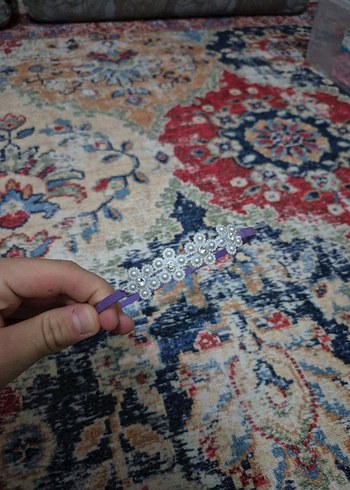 Boncuklu Çok Renkli Bohem Saç Taçı - Görsel 3