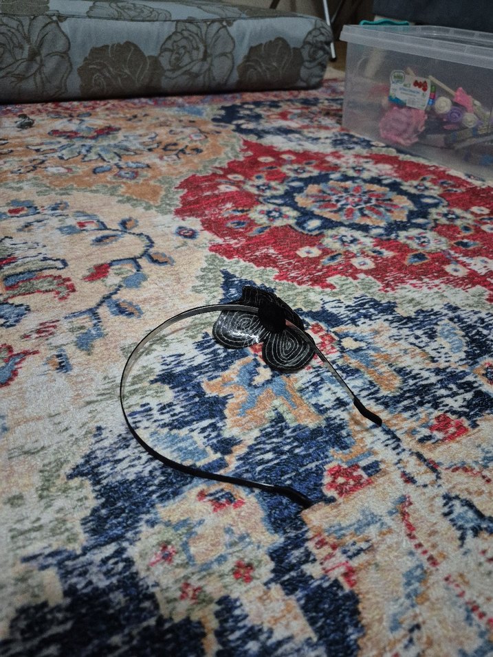 Pul İşlemeli Kelebekli Kadın Saç Bandı - Görsel 2