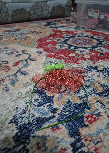 Çiçekli ve Fırfırlı Çocuk Saç Bandı - Görsel 2