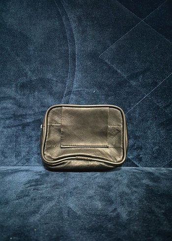 Kemere Takılır Fermuarlı Siyah Suni Deri Erkek  Cüzdan - Görsel 2