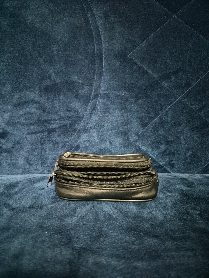 Kemere Takılır Fermuarlı Siyah Suni Deri Erkek  Cüzdan - Görsel 3