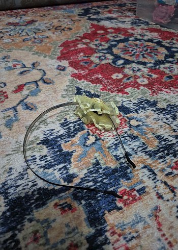 Renkli Nakışlı Fırfırlı Saç Bandı - Görsel 2