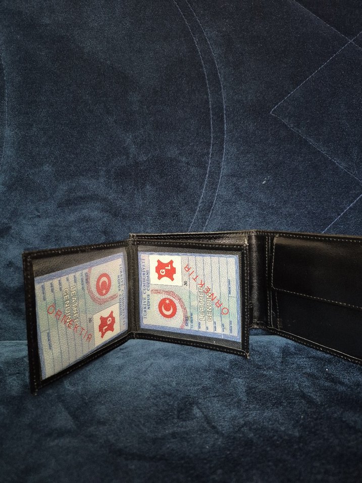 Kahverengi %100 Deri Erkek Cüzdanı - Görsel 4