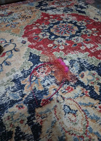 Boncuklu Çok Renkli Bohem Saç Aksesuarı - Görsel 2