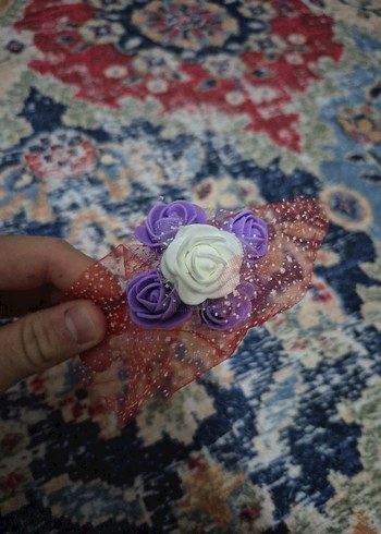 Boncuklu Çok Renkli Bohem Çocuk Saç Bandı - Görsel 3