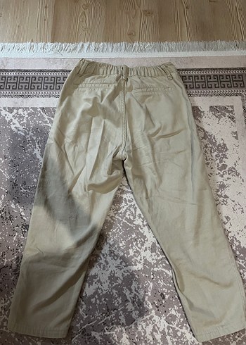 Diğer Bej Keten Kadın Pantolon