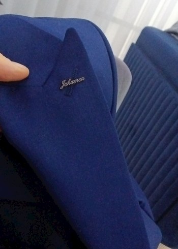 Erkek Lacivert Regular Fit Uzun Ceketli Takım Elbise - Görsel 6