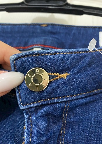 46 Beden kadın lacivert flare jean